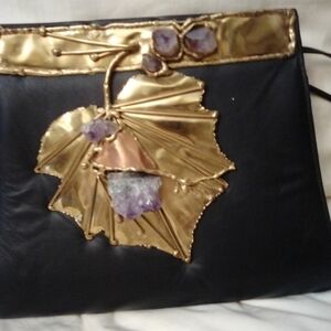 One of a kind black leather by "Cope Collection" Ma